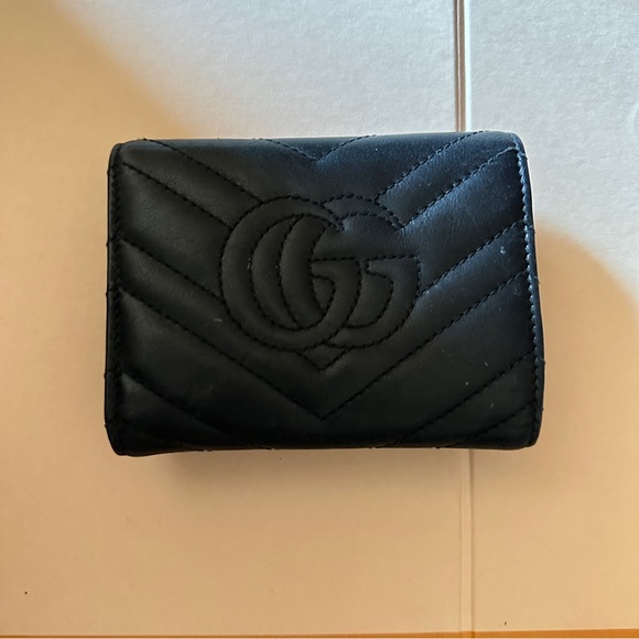 Gucci black leather wallet - Picture 6 of 8